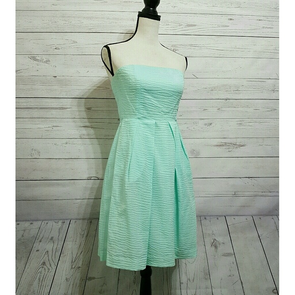 J.Crew Lorelie Strapless Cotton Beach Dress Size 4 - Picture 2 of 8